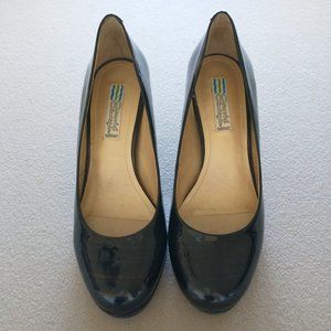 Size 7.5 Arnold Churgin 3.25" heels, dark brown, NWOT